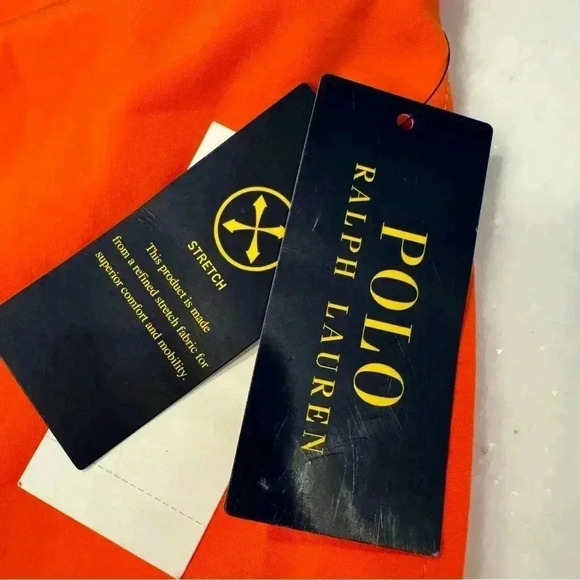BRAND NEW Polo Ralph Lauren Men's 8.5-Inch Classic-Fit Swim Trunks Orange XXL - Picture 3 of 13